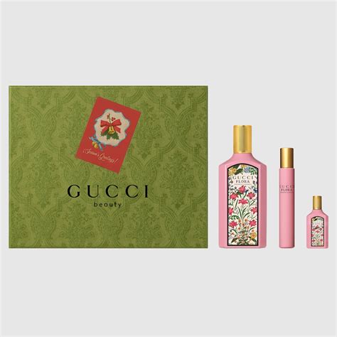 gucci 3-pc. flora gorgeous gardenia gift set|Gucci Flora gorgeous gardenia original.